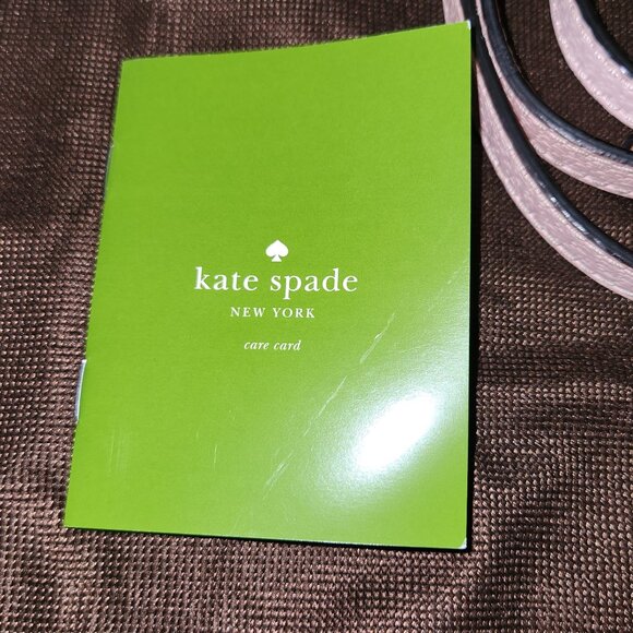 Kate Spade Pink Leather Top Handle Handbag with shoulder strap, matching wallet. - Picture 5 of 10
